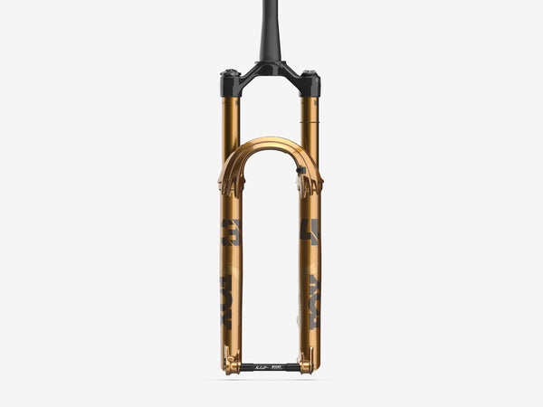 2025 FOX 34 FLOAT 50th Anniversary Kashima Factory Suspension Fork - 29in,  140 mm, Kabolt 110, 44 mm Offset, Podium Gold, Grip X