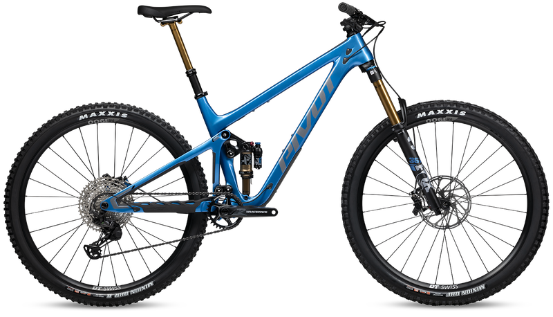 Pivot Switchblade Complete Carbon 29" Mountain Bike - Brunch Ride, Bass Boat Blue