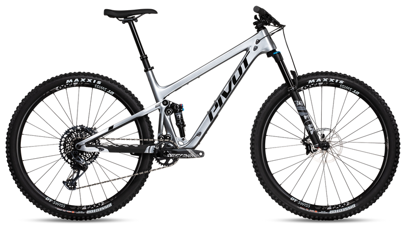 Pivot Trail 429 Complete Carbon 29" Mountain Bike - Ride GX/X01, Silver Metallic