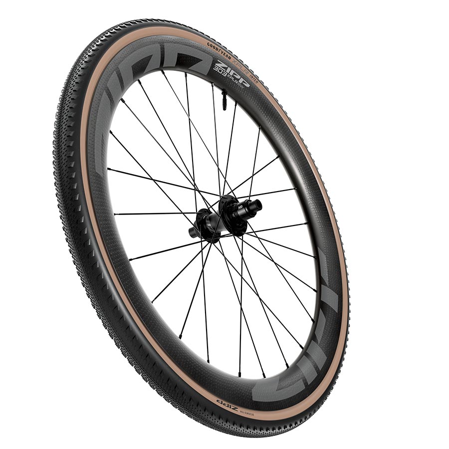 Zipp Goodyear XPLR Inter Gravel Tire 700x45C Folding Tubeless Ready Dynamic:UHP M:Wall Black