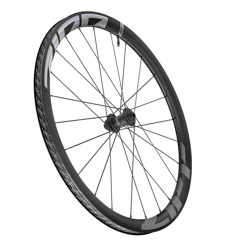 Zipp 303 Firecrest Tubeless Disc A1 Wheel Front 700C / 622 Holes: 24 12mm TA 100mm Disc Center Lock Force Edition Graphic