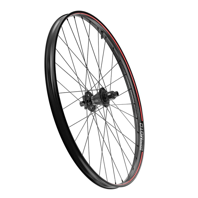 Zipp 3ZERO MOTO B1 Wheel Rear 29 / 622 Holes: 32 12mm TA 148mm Disc IS 6-bolt SRAM XD Silver Logo/Silver Line