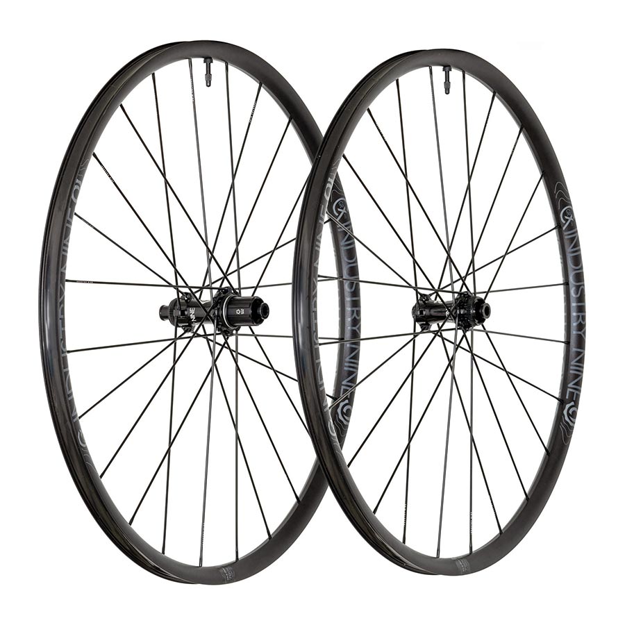 Industry Nine Solix G GRCX Wheel Front and Rear 700C / 622 Holes: F: 24 R: 24 F: 12mm R: 12mm F: 100 R: 142 Disc Center Lock Shimano Road 11 Set