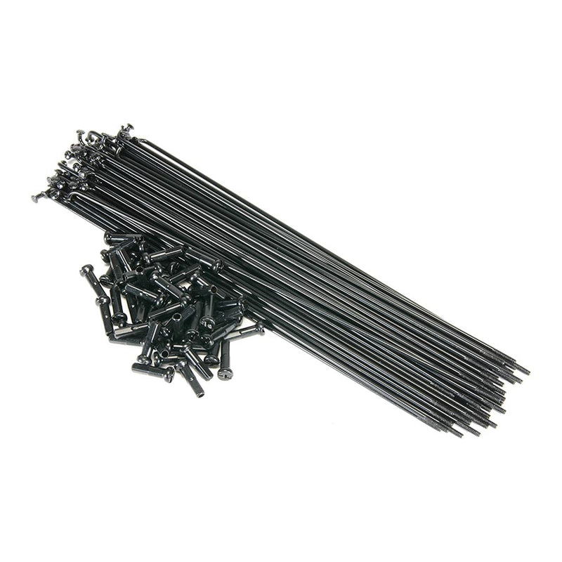 Salt PG Spokes J-Bend Black Length: 184 40pcs