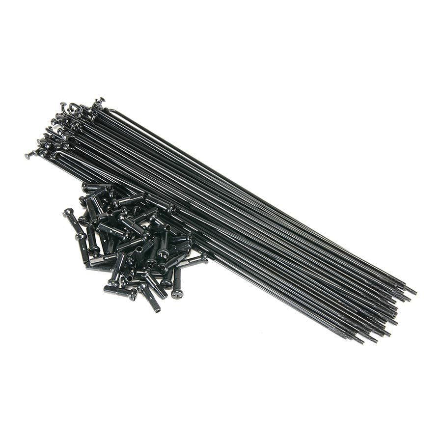 Salt PG Spokes J-Bend Black Length: 186 40pcs