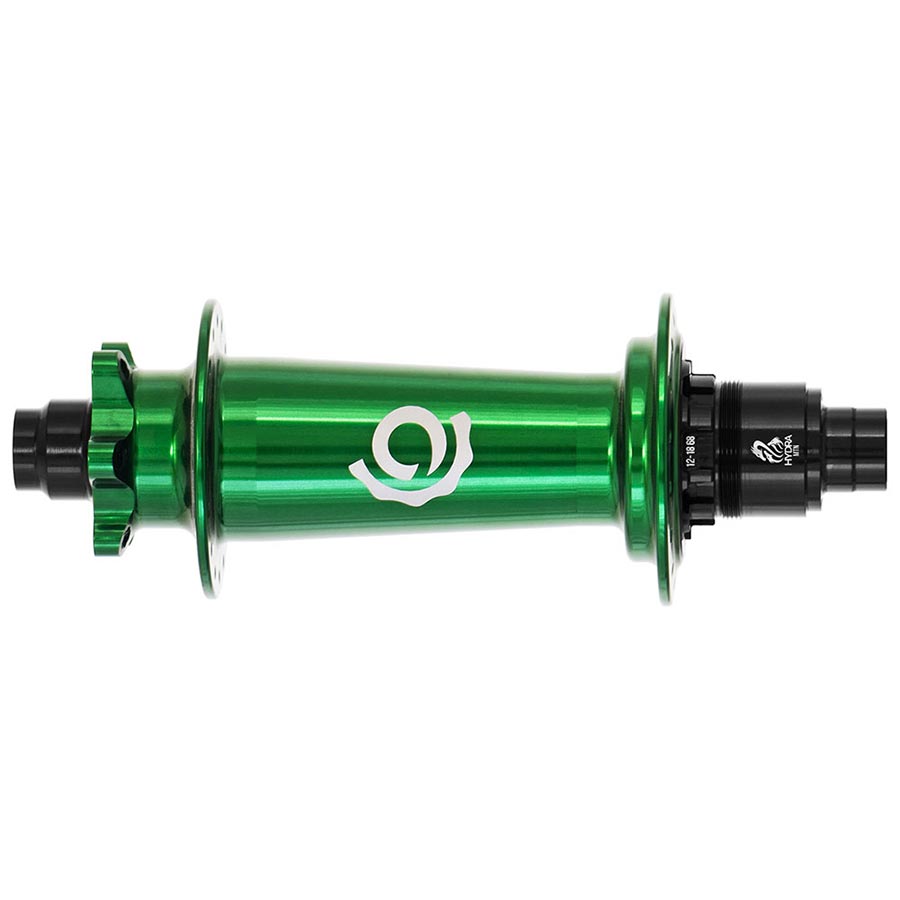 Industry Nine Hydra Classic Boost 6B Disc Hub Rear 32H 12mm TA 148mm Shimano Micro Spline Green