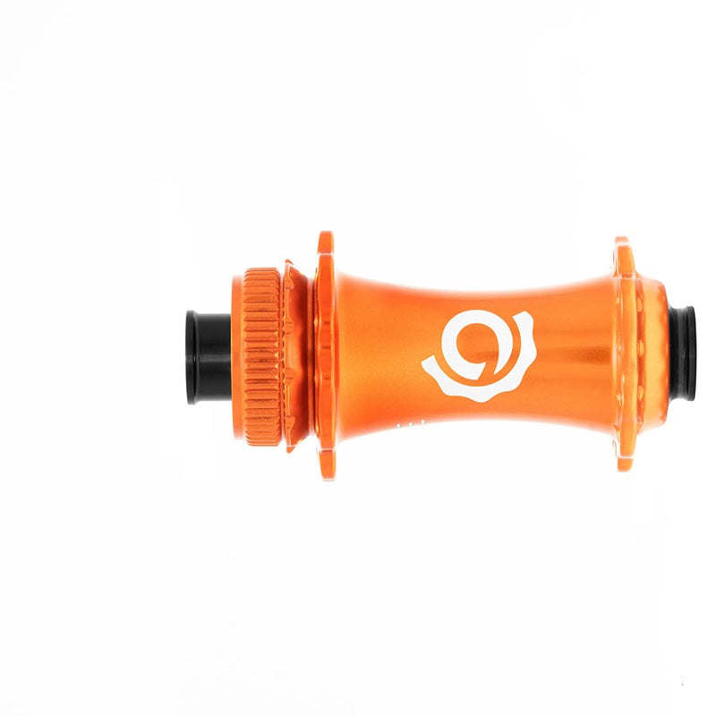 Industry Nine Solix G Classic Front Disc Hub Front 28H 12mm TA 100mm Orange