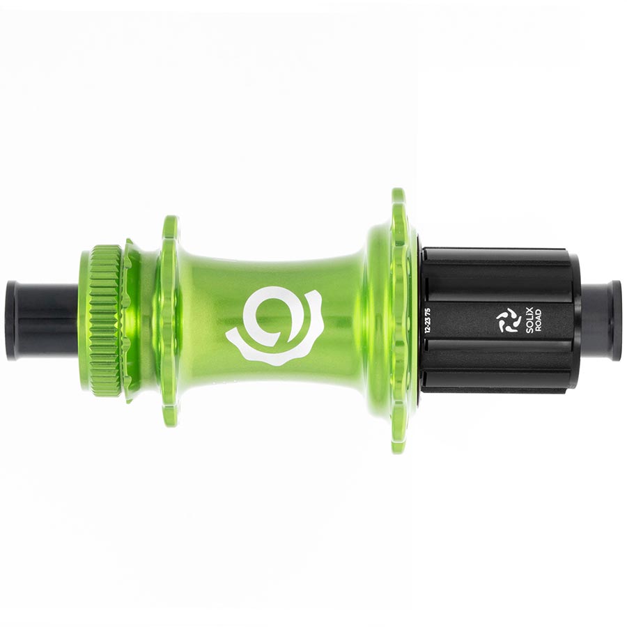 Industry Nine Solix G Classic Rear HG11 Disc Hub Rear 28H 12mm TA 142mm Shimano HG 11 Lime