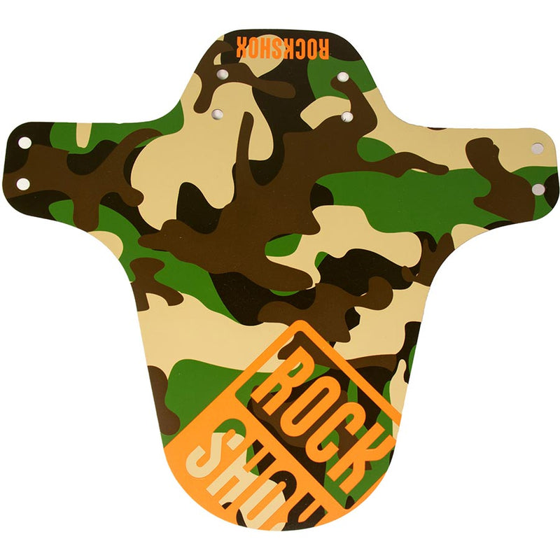 RockShox Fender Front Fender 26-29 Full Camo with Orange