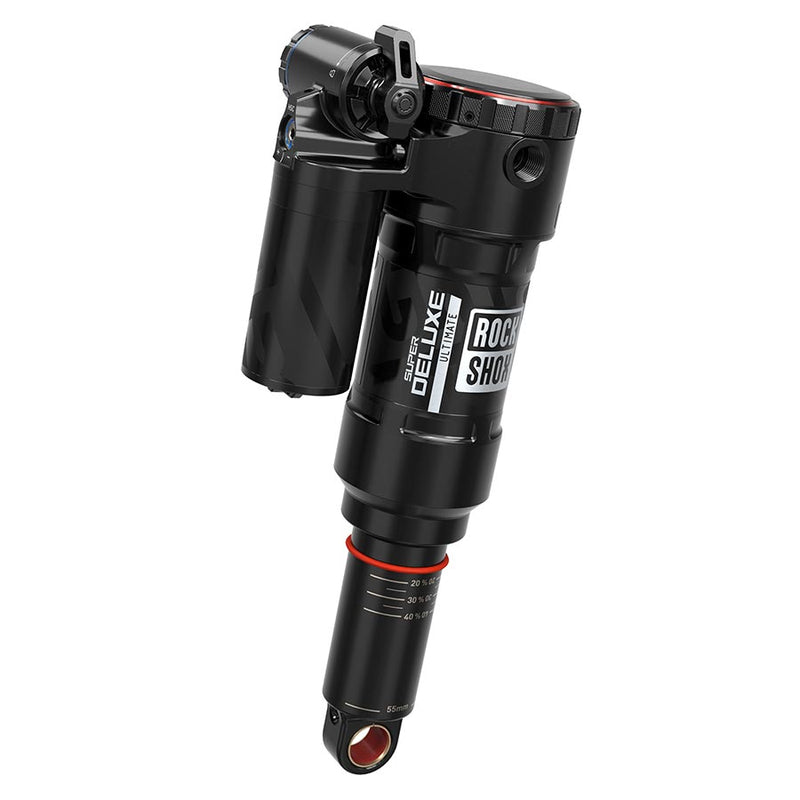 RockShox Super Deluxe Ultimate RC2T Rear shock 205x60 Shaft Eyelet: Trunnion Body Eyelet: Standard Linear Air 0Neg/2Pos Tokens LinearReb/MComp 320lb Lockout