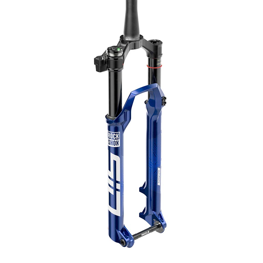 RockShox SID Ultimate Flight Attendant Race Day Suspension Fork - 29", 120 mm, 15 x 110 mm, 44 mm Offset, Blue, D1