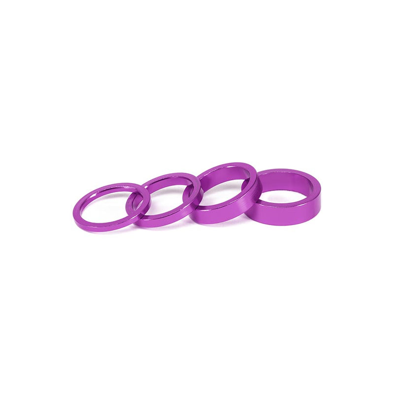 Salt Headset Spacer Headset Spacer 1-1/8 Height: 3mm/5mm/8mm/10mm 6061-T6 Aluminum Purple