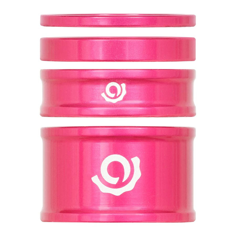 Industry Nine iRiX Headset Spacer Kit 1-1/8 Height: 2.5mm/5mm/10mm/20mm Aluminum Pink