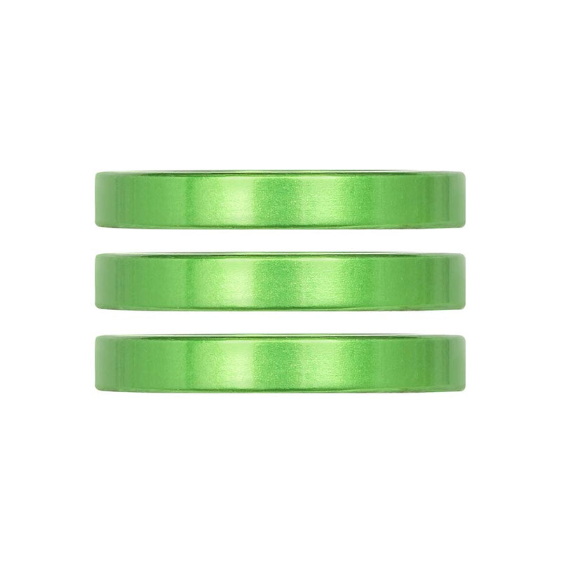 Industry Nine iRiX Headset Spacer 1-1/8 Height: 5mm Aluminum Lime 3pcs