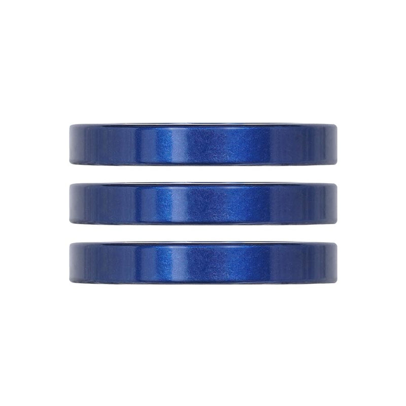 Industry Nine iRiX Headset Spacer 1-1/8 Height: 5mm Aluminum Blue 3pcs