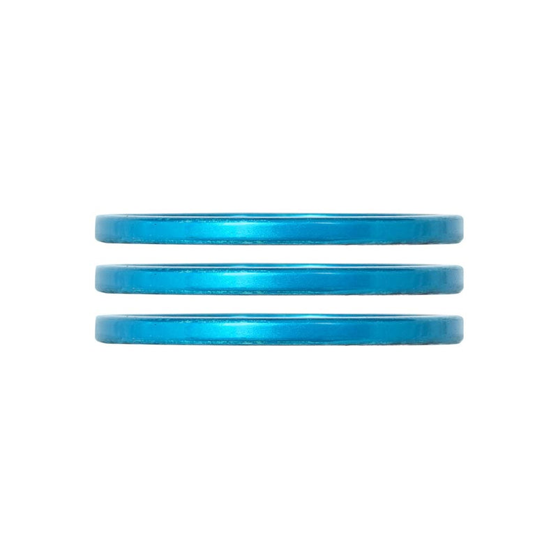 Industry Nine iRiX Headset Spacer 1-1/8 Height: 2.5mm Aluminum Turquoise 3pcs