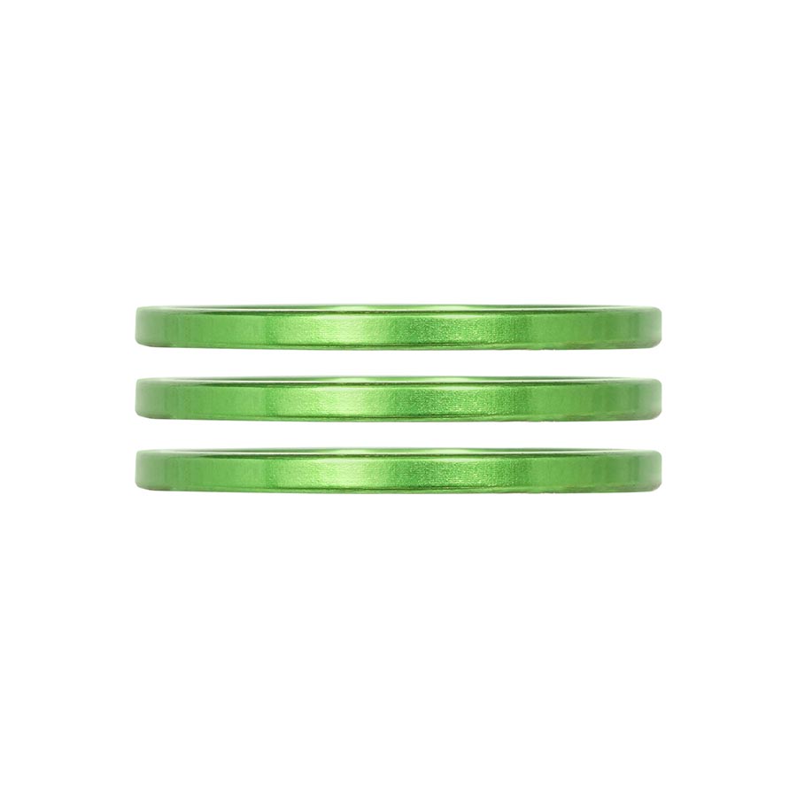 Industry Nine iRiX Headset Spacer 1-1/8 Height: 2.5mm Aluminum Lime 3pcs