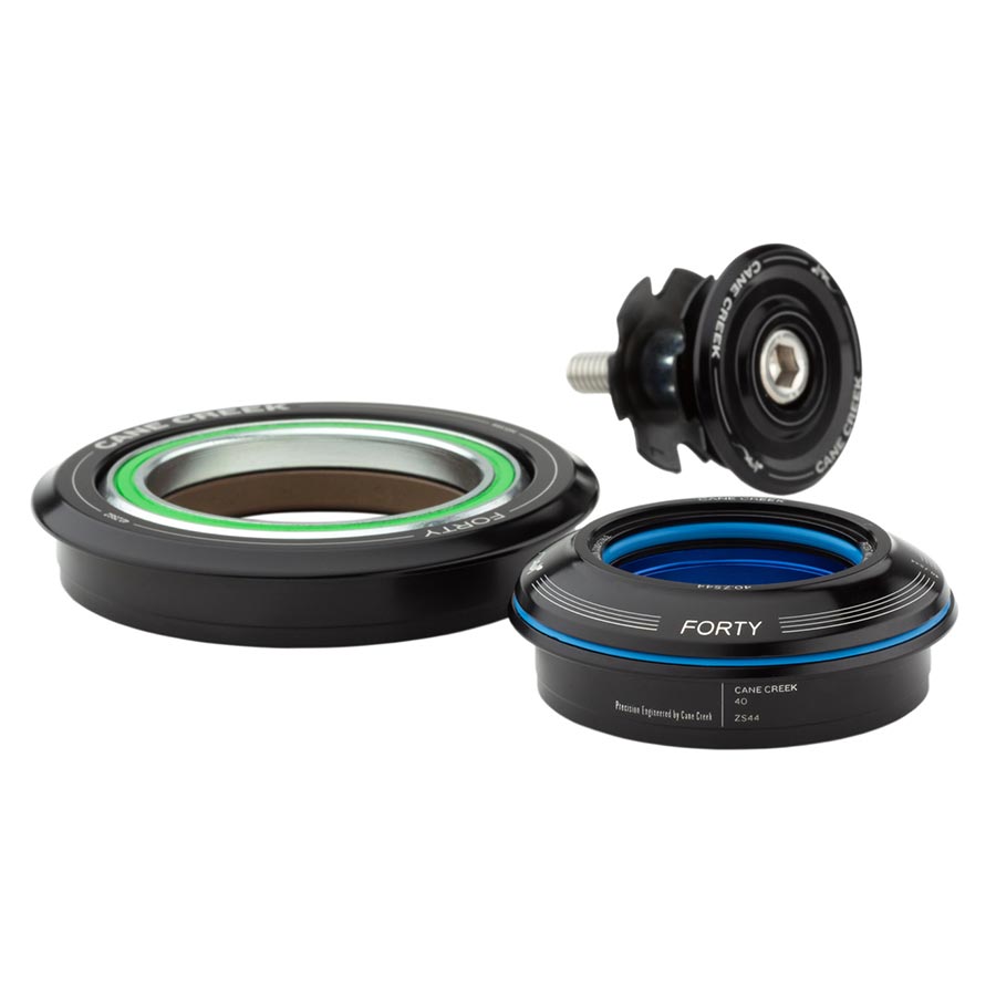 Cane Creek 40 Series ZS44/ZS62/40 Headset : ZS44/28.6/H8 | ZS62/40 ZeroStack Complete Black