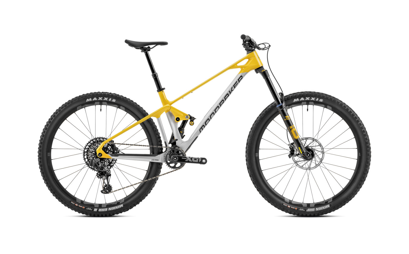 Mondraker FOXY CARBON XR 29" ENDURO/AM Mountain Bike - Silver/Yellow