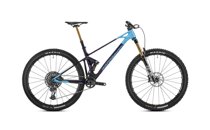 Mondraker RAZE CARBON RR 29" TRAIL Mountain Bike - Deep Purple/Light Blue