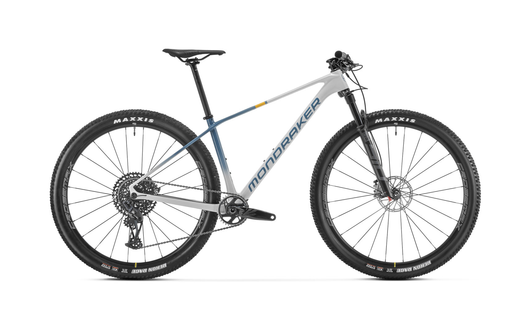 Mondraker PODIUM 29" CROSS COUNTRY Mountain Bike - Gray/Blue/Yellow