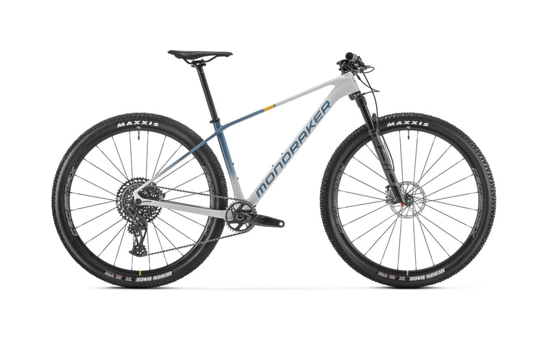 Mondraker PODIUM 29" CROSS COUNTRY Mountain Bike - Gray/Blue/Yellow