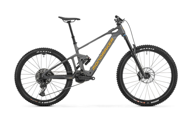 Mondraker DUNE R Mullet LIGHT Mountain E-Bike - Obsidian/Yellow/Gray