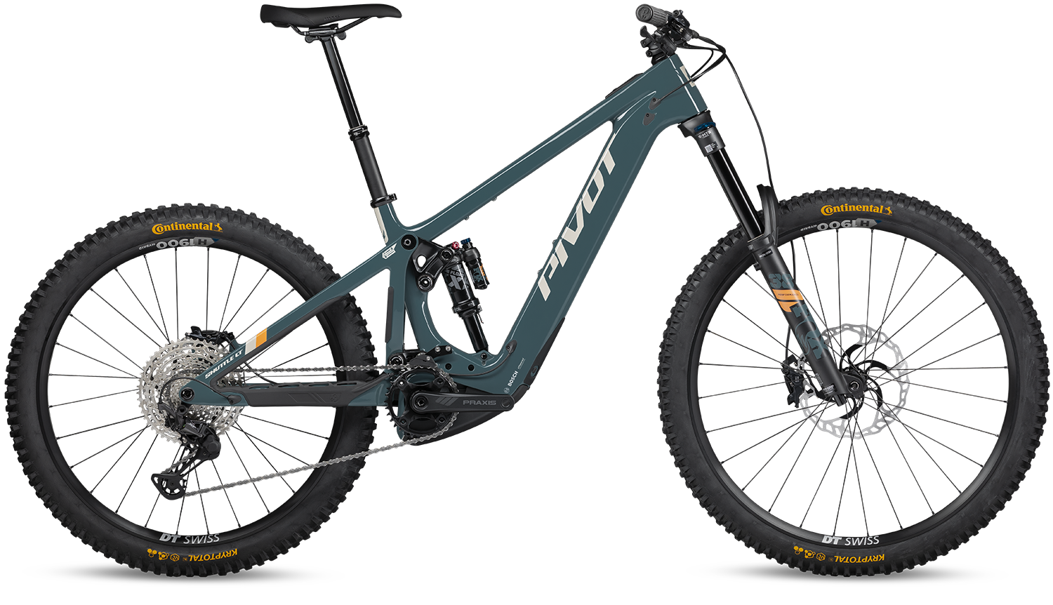 2025 Pivot Shuttle LT Complete Carbon 29" / 27.5" Mountain E-Bike - Ride SLX/XT