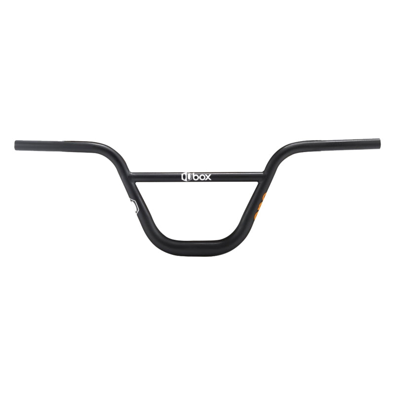 Box components Box One Flat 3 Back 2 Up Handlebar 31.8mm 28.25` 8` 2° 3° Black BMX Chromoly