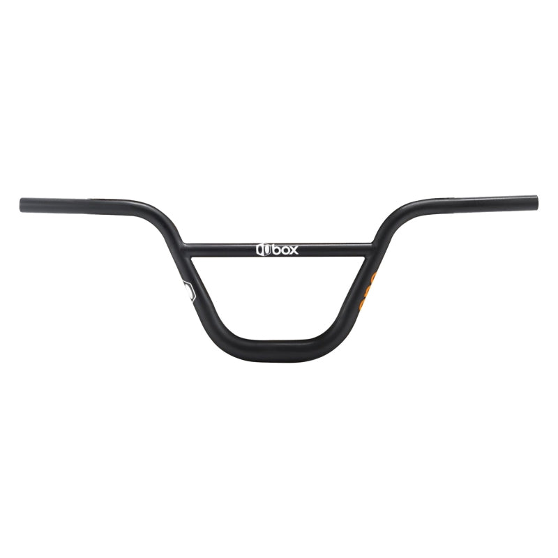 Box components Box One Flat 3 Back 2 Up Handlebar 31.8mm 28.25` 8.5` 2° 3° Black BMX Chromoly