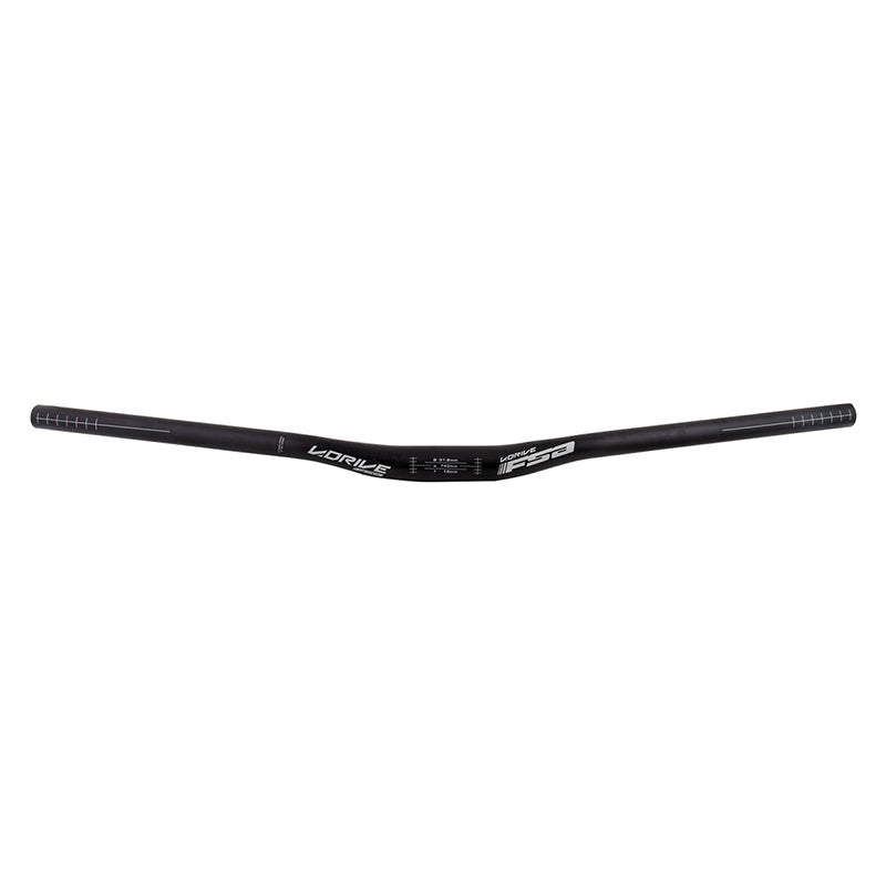 Full speed ahead V-Drive Low Rise Bar 31.8mm 740mm 15mm 4° 9° Black Mountain Riser AL2014