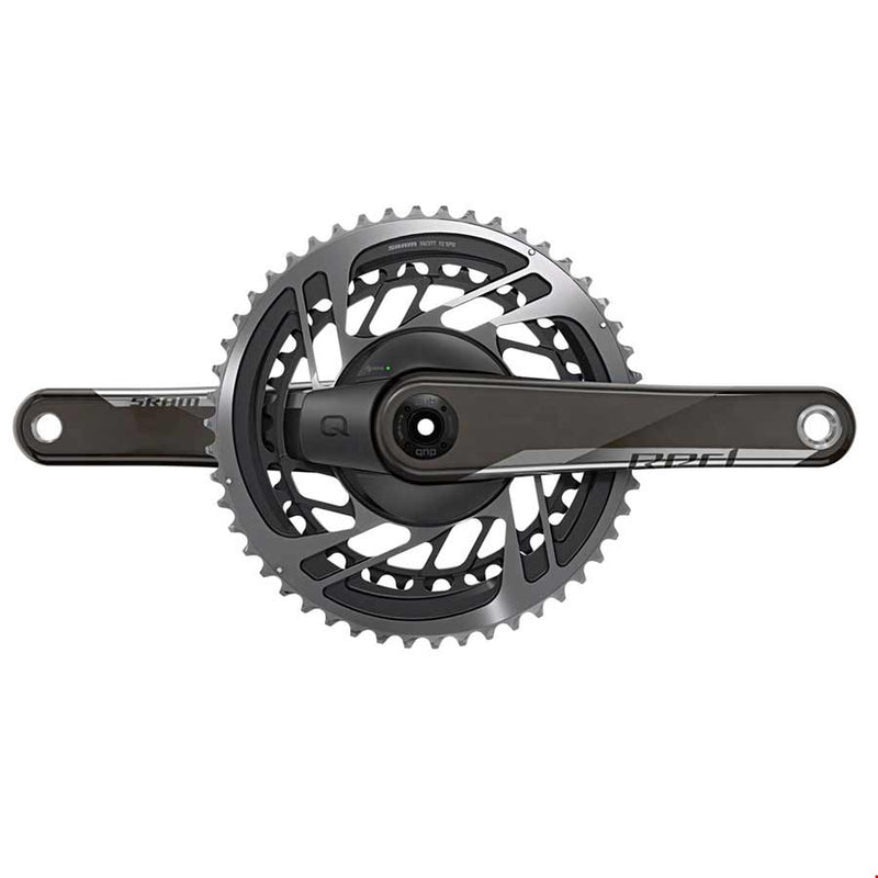 SRAM Red AXS Quarq Power Meter Crankset Speed: 12 Spindle: 28.99mm BCD: Direct Mount 46/33 DUB 165mm Black Road