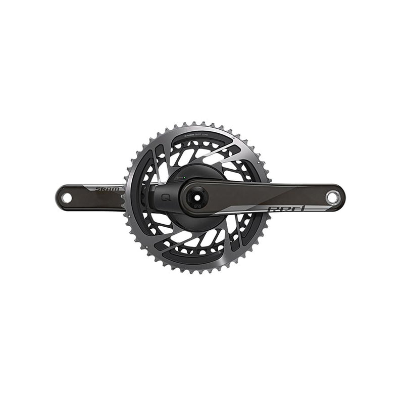 SRAM Red AXS Quarq Power Meter Crankset Speed: 12 Spindle: 28.99mm BCD: Direct Mount 50/37 DUB 165mm Black Road