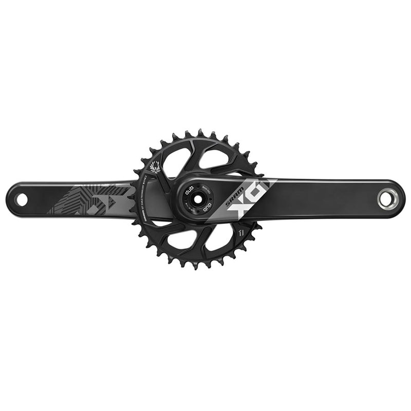 SRAM X01 Eagle DUB C3 Crankset Speed: 11/12 Spindle: 28.99mm BCD: Direct Mount 30 DUB 175mm Black Fat Bike 4"