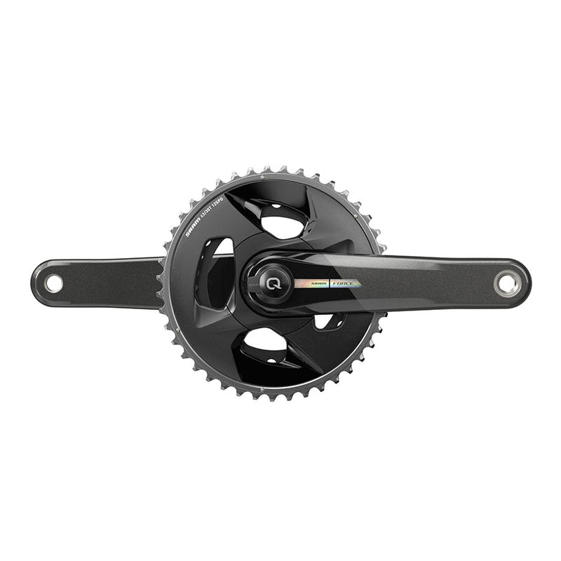 SRAM Force D2 2x Wide Power Meter Crankset Speed: 12 Spindle: 28.99mm BCD: Direct Mount 43/30 DUB 177.5mm Black Road Disc