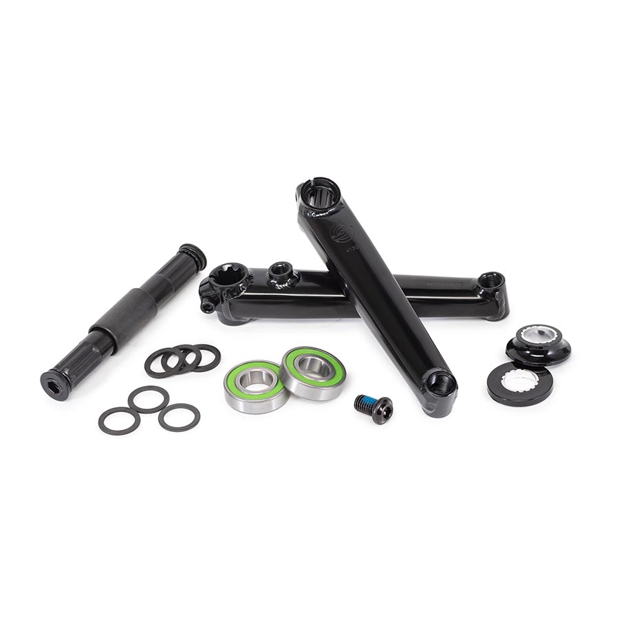 Salt Revo Crankset Spindle: 19mm 19mm 165mm Black BMX Set