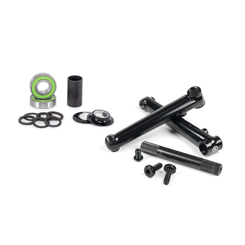 Salt Plus Pro48 Crankset Spindle: 19mm 19mm 170mm Black BMX Set