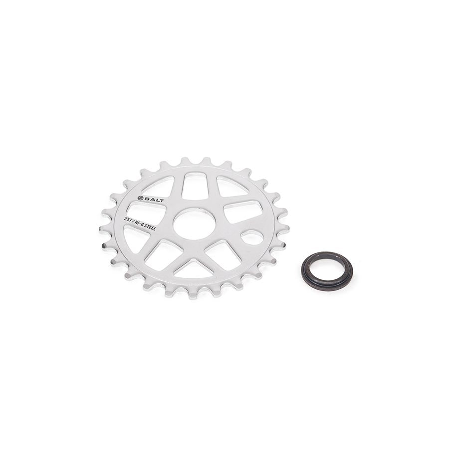 Salt Gateway Chainring Teeth: 25 6061-T6 Aluminum Silver