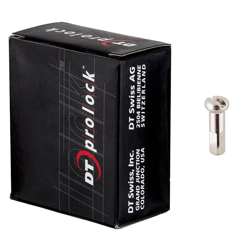 Dt swiss Pro Lock Nipples  2.0 (14G) 16mm Box of 100 Brass Black