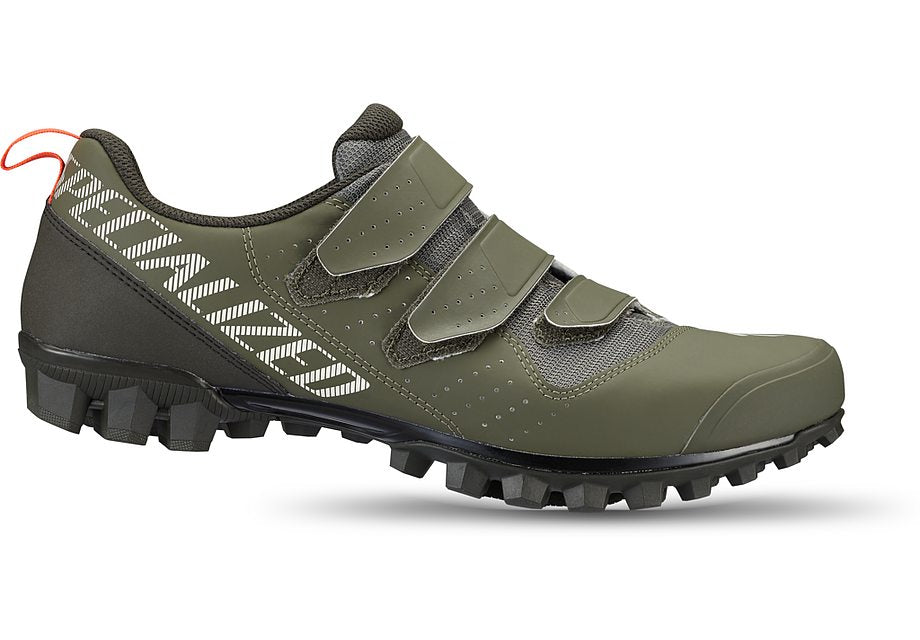 2023 SPECIALIZED RECON 1.0 SHOE - 38, OAK GREEN/DARK MOSS GREEN/WHITE MOUNTAINS