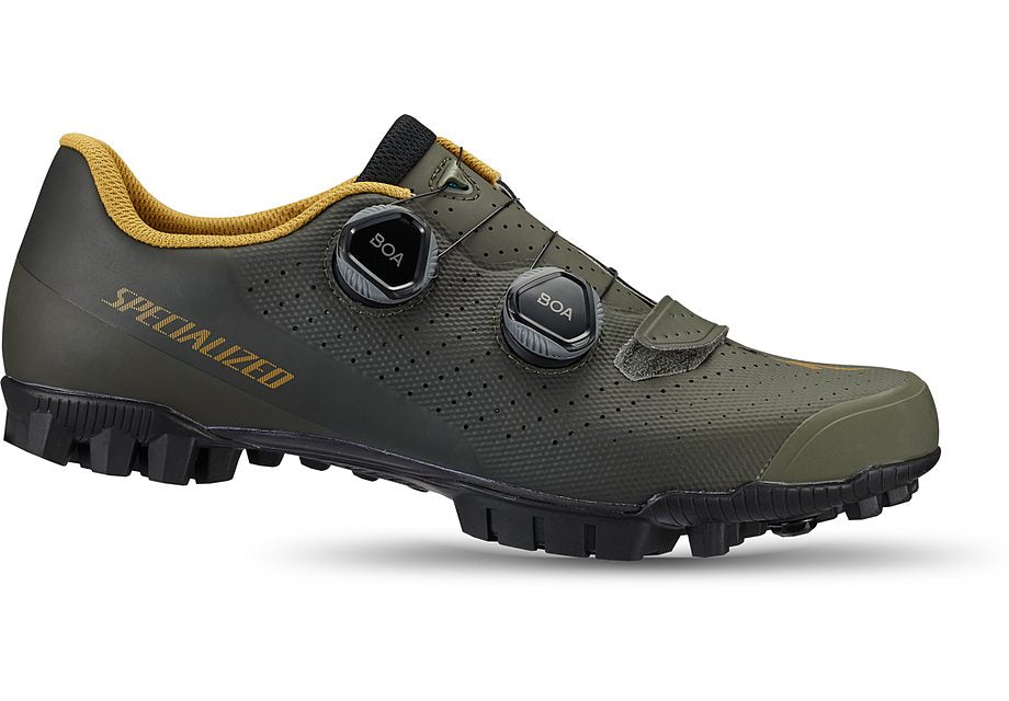 2023 SPECIALIZED RECON 3.0 SHOE - 40.5, OAK GREEN/DARK MOSS GREEN/TAUPE