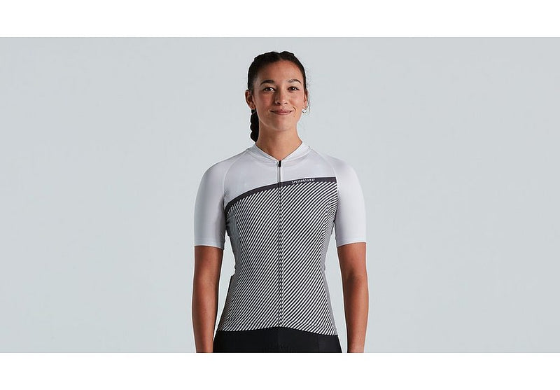 2021 SPECIALIZED SL STRIPE JERSEY SS WOMENS - X-LARGE, DOVE GREY