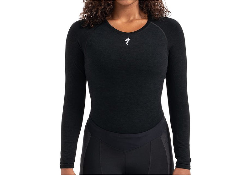 2020 SPECIALIZED SEAMLESS MERINO BASELAYER LONG SLEEVE WOMEN BASELAYER - Black, XX-LARGE