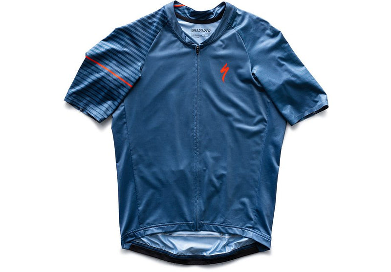 2019 SPECIALIZED SL AIR JERSEY SS - X-SMALL, STORM GREY/CAST BLUE ASPECT