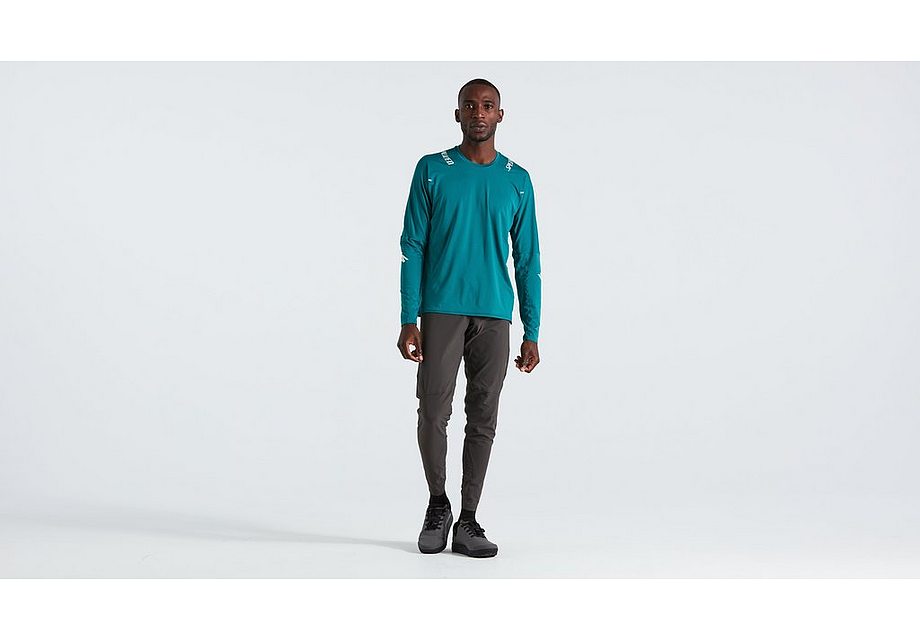 2022 SPECIALIZED TRAIL AIR LONG SLEEVE MENS JERSEY - XX-LARGE, TROPICAL TEAL