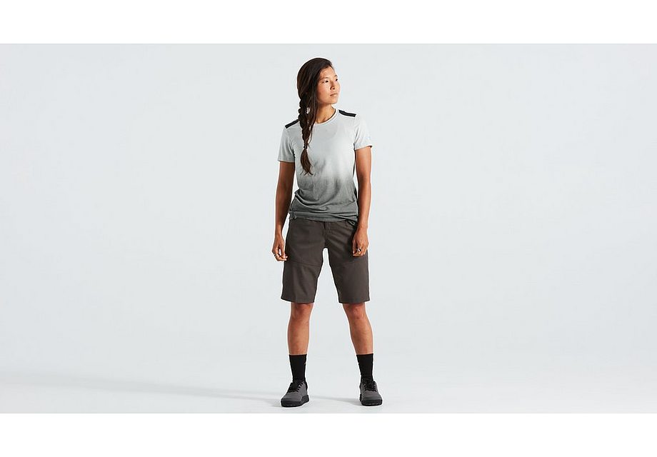 2022 SPECIALIZED TRAIL WOMEN SHORT W/LINER - Charcoal, SMALL