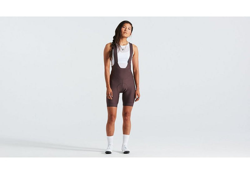 2024 SPECIALIZED PRIME BIB SHORT WOMENS BIB SHORT - XX-SMALL, CAST UMBER