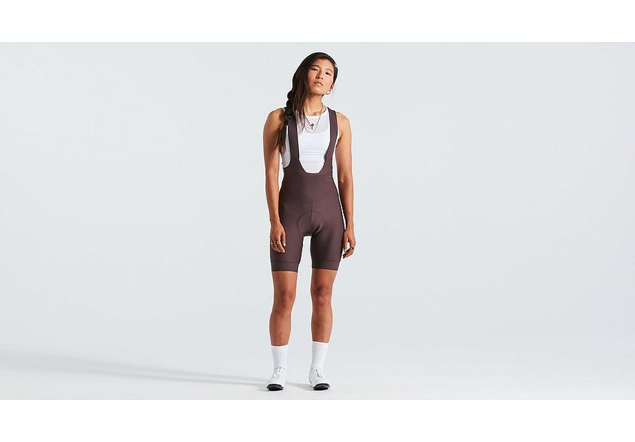 2024 SPECIALIZED PRIME BIB SHORT WOMENS BIB SHORT - MEDIUM, CAST UMBER