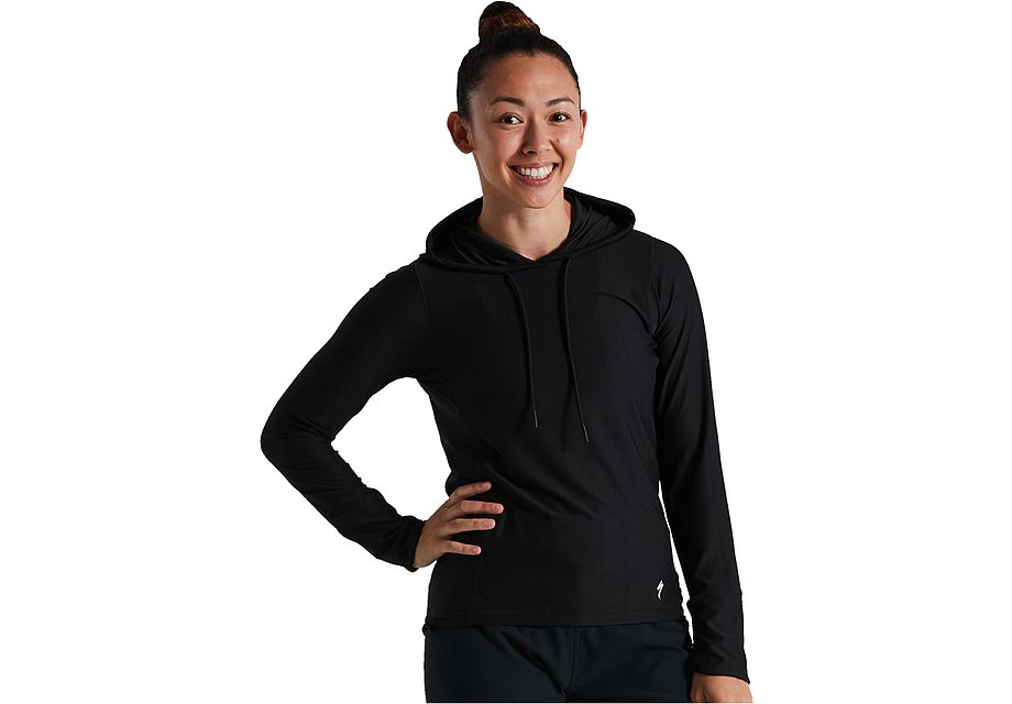 2021 SPECIALIZED LEGACY LIGHTWEIGHT HOODIE WOMEN HOODIE - Black, LARGE