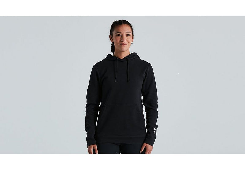 2021 SPECIALIZED LEGACY PULL-OVER HOODIE WOMENS - LARGE, BLACK